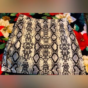 Snakeskin Skirt